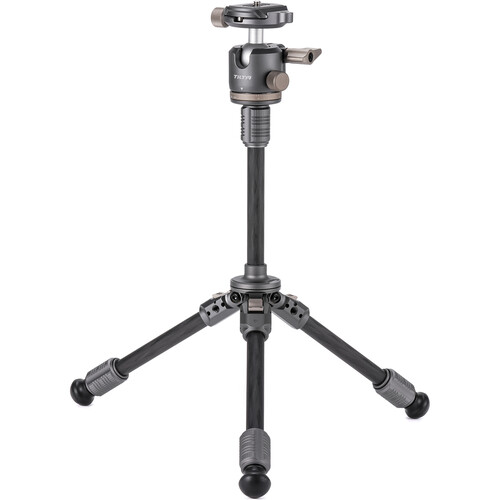 Tilta Tabletop Ball Head with 1-Stage Carbon Fiber Tripod Legs (3KG) - Space Gray – för filmskapare