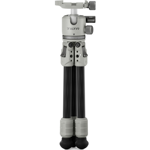 Tilta Tabletop Ball Head with 1-Stage Carbon Fiber Tripod Legs (3KG)  - Snow White - 2