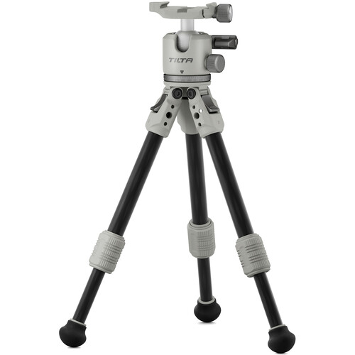 Tilta Tabletop Ball Head with 1-Stage Carbon Fiber Tripod Legs (3KG)  - Snow White