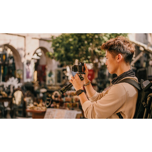 Tilta Tabletop Ball Head with 1-Stage Carbon Fiber Tripod Legs (3KG)  - Snow White - 6