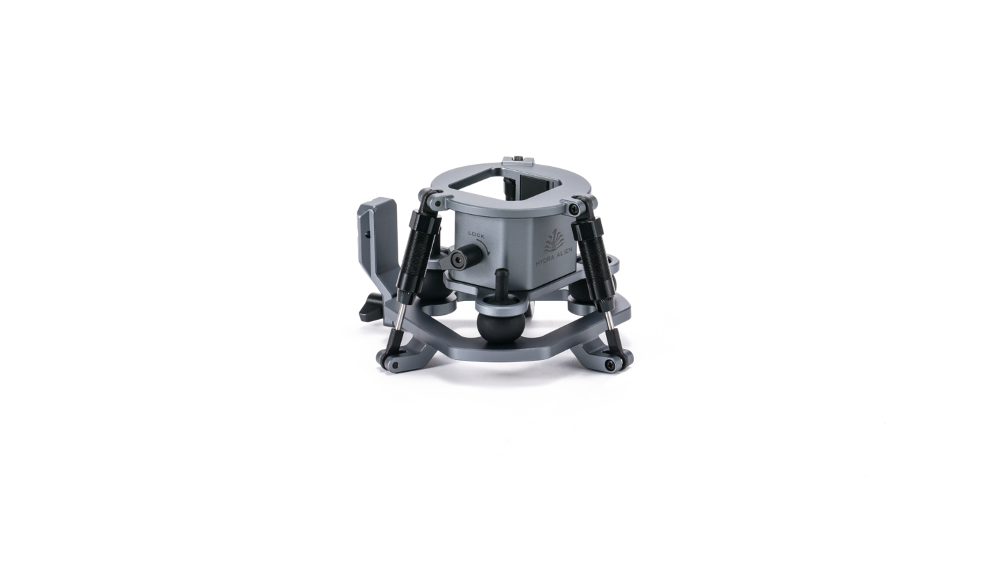 Tilta Shock Absorbing Head for Hydra Alien Mini (Osmo Pocket 3) - Titanium Gray - 3