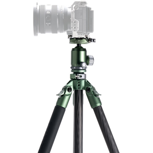 Tilta Travel Ball Head with Flat Base (5KG) - Forest Green - 4