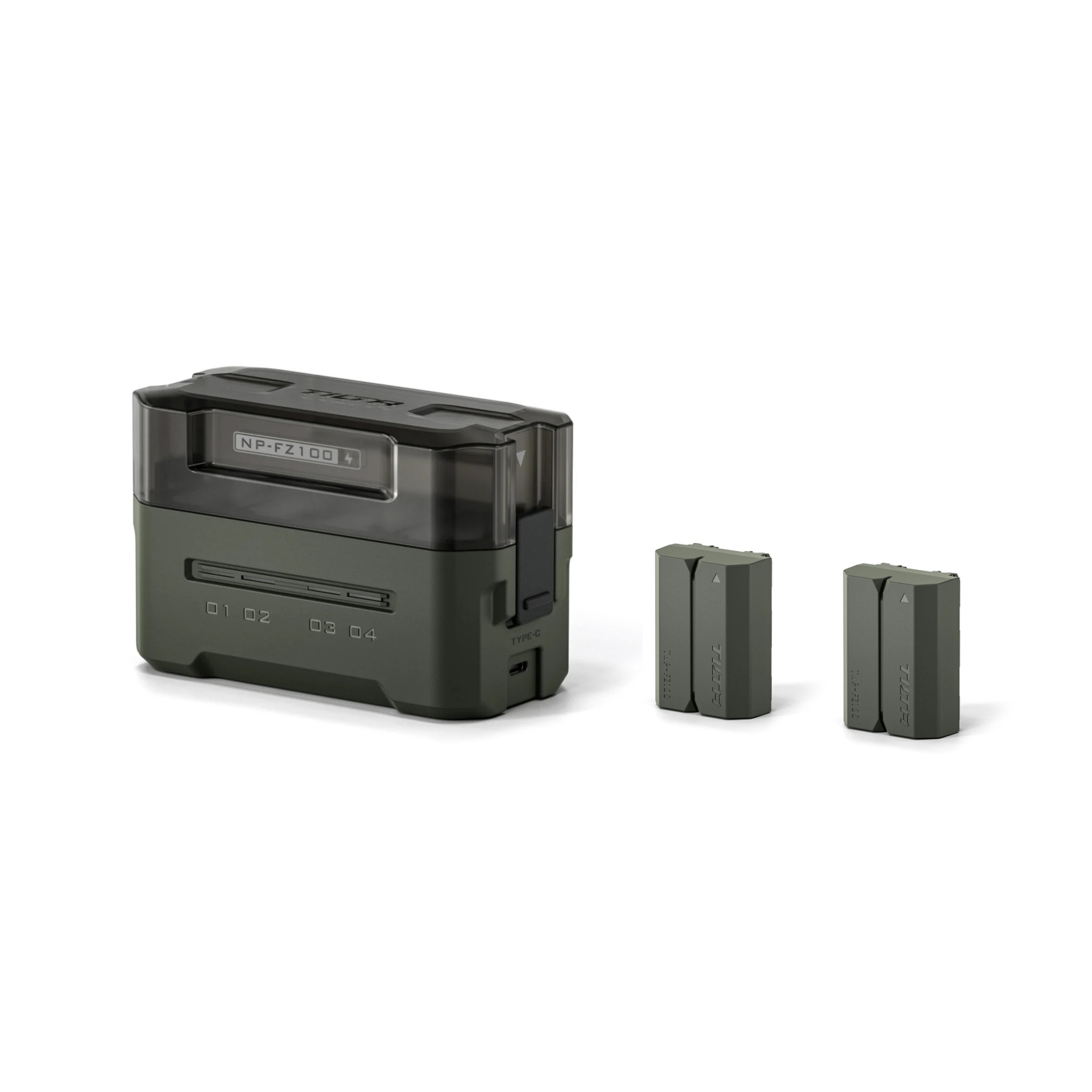 Tilta NP-FZ100 Charging Station Battery Kit (2 Batteries) - Green
