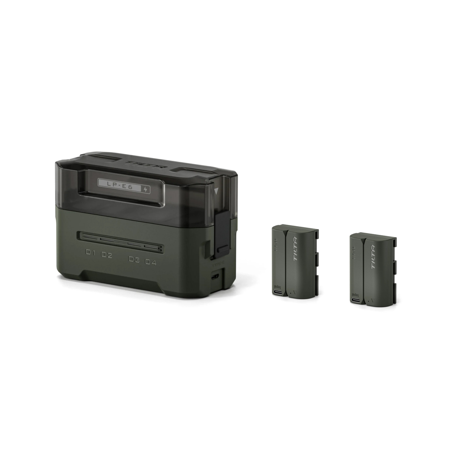 Tilta LP-E6P Charging Station Battery Kit (2 Batteries) - Green