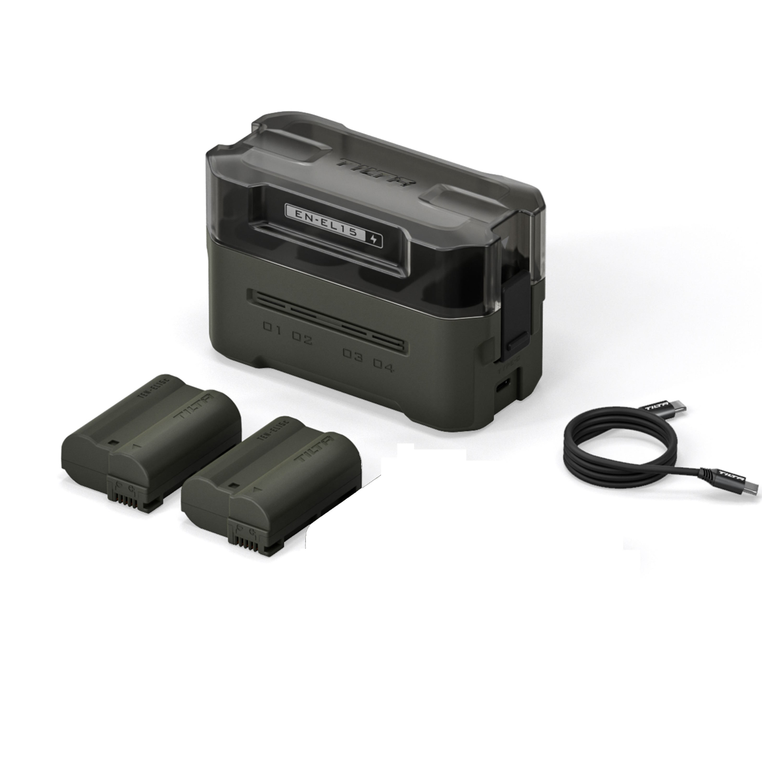 Tilta EN-EL15C Charging Station Battery Kit (2 Batteries) - Green