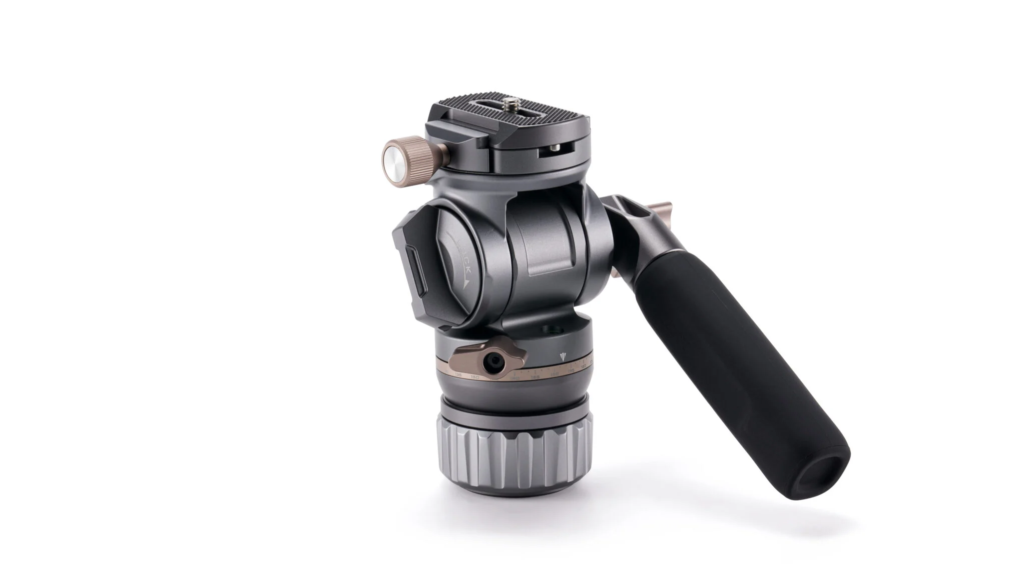 Tilta Travel Video Fluid Head with Flat Base (5KG) - Space Gray - 3