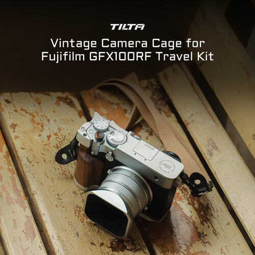 Tilta Vintage Camera Cage for Fujifilm GFX100RF Travel Kit - Black - 7