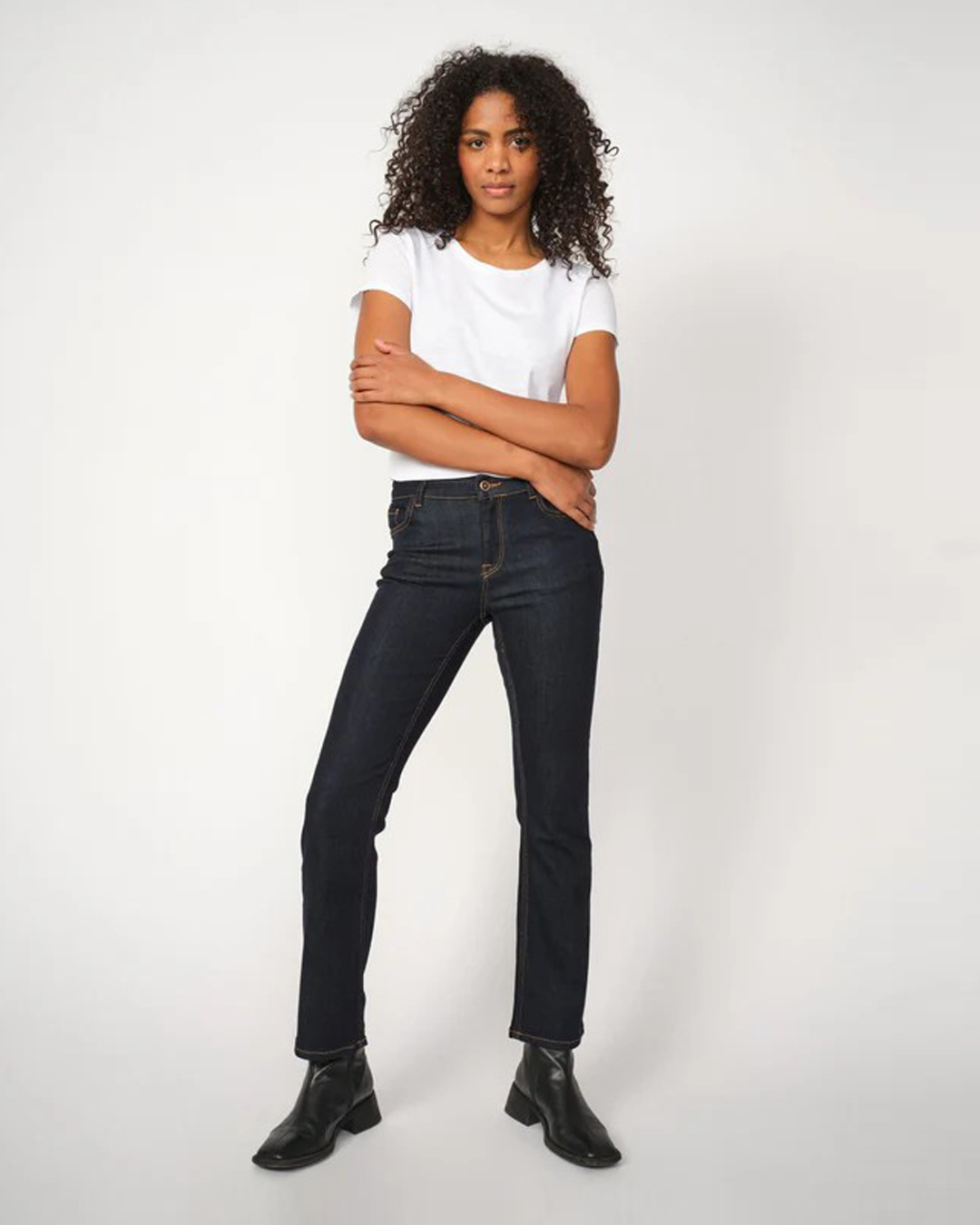 Jeans Ashley deluxe mörk denim