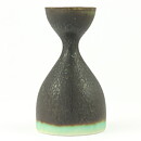 Carl-Harry Stålhane (SXG 1959) Dark Brown Hourglass Vase 9 cm (2)