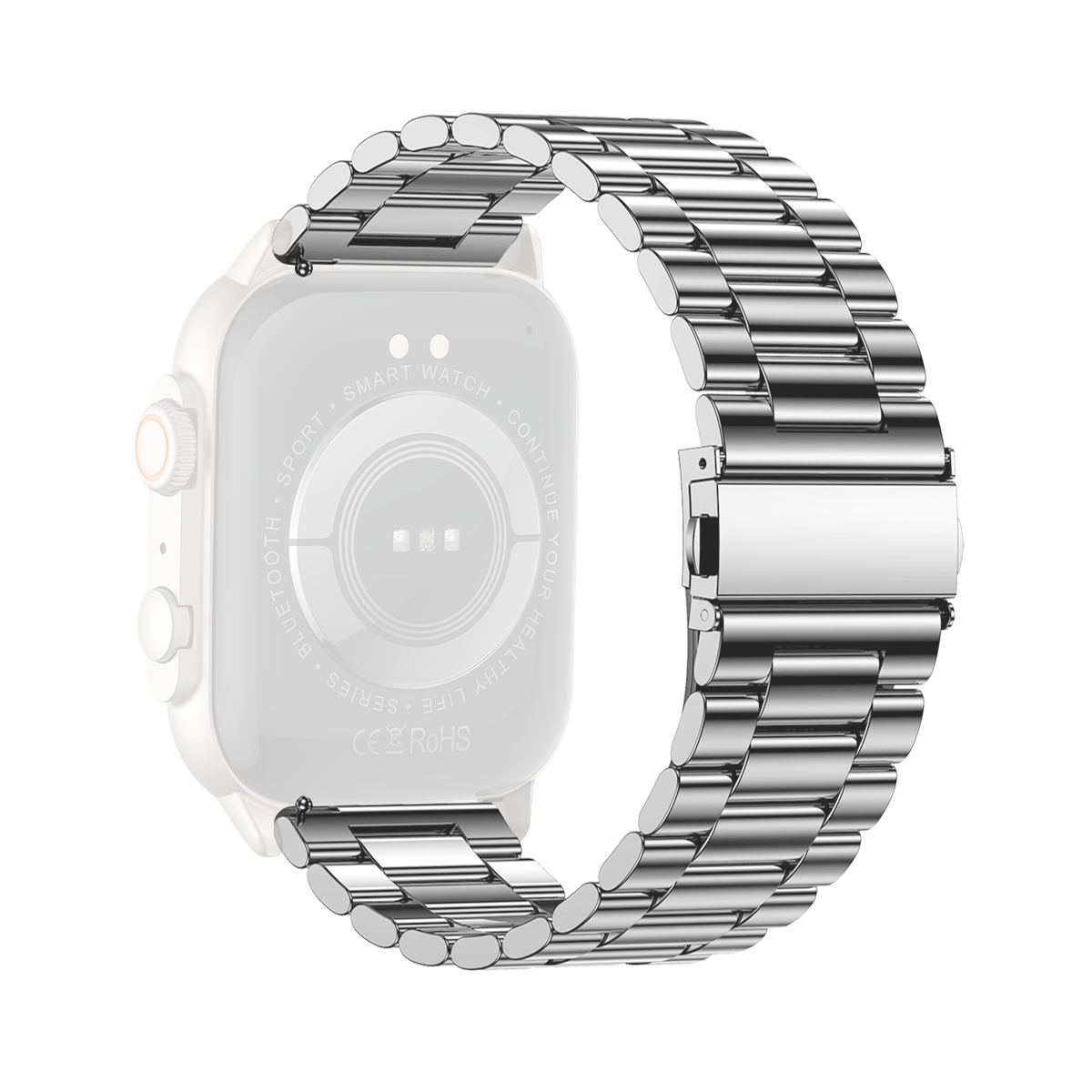 Philippe Palmer Steel Strap Silver LP27 AMOLED