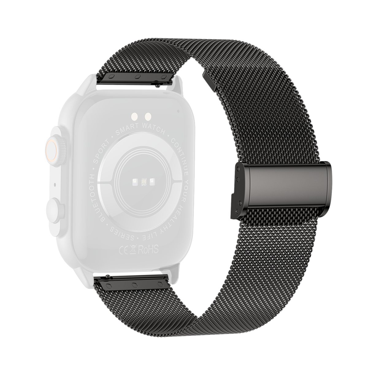 Philippe Palmer Mesh Strap Black LP27 AMOLED