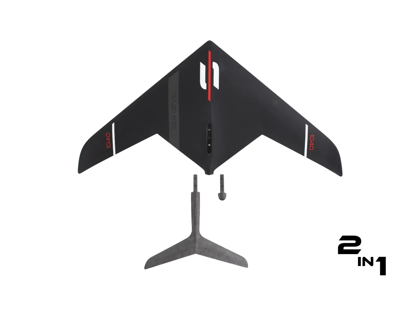 SABFOIL SEA DEVIL 1040 FULL SET | HYDROFOIL 2-IN-1 + MAST KRAKEN 83 - 2