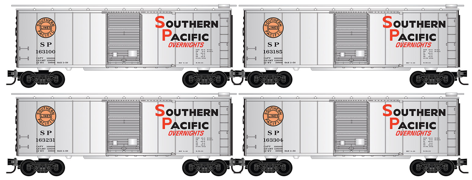 Southern Pacific® 4-Car Runner Pack #242