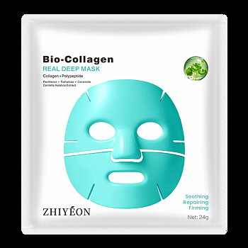 Bio-Collagen Ansigtsmaske – med kollagen og polypeptider
