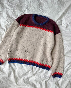 PetiteKnit Cross Sweater (20 m st 4)