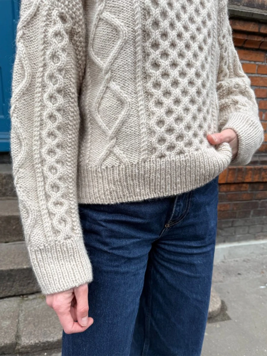 PetiteKnit Dagmar Sweater (18 m struktur st 4,5) - 3