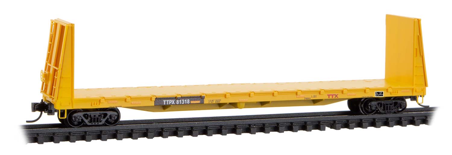 Bulkhead flatcar 61' TTX #81318