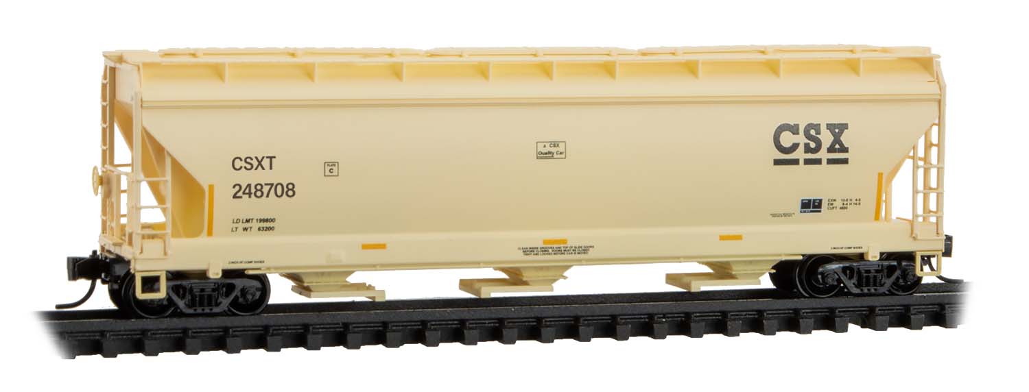 Hopper 3-bay covered CSX #248708