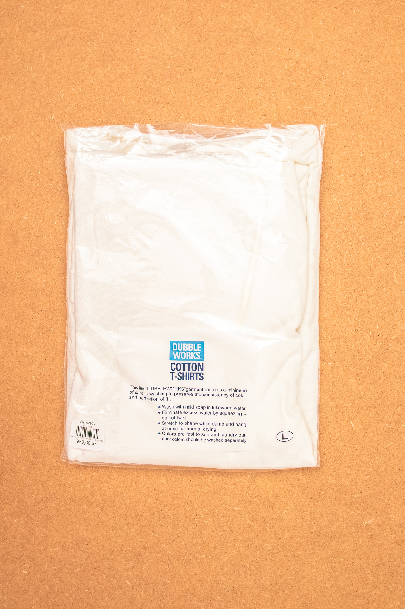 Dubbleworks - 5.4oz Recycled Cotton 2-Pack Tees Off White - 2