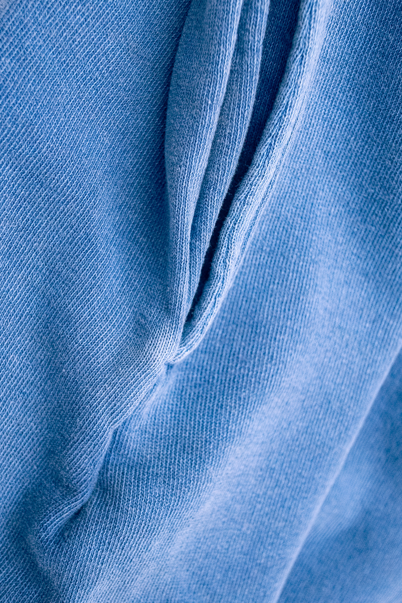 Dubbleworks - Sweat Short Pants Pigment Dye Light Indigo - 4