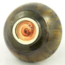 イサク・イサクソン  一点もの  茶/緑色のボウル  茶碗  (12cm)  2000年代  #38