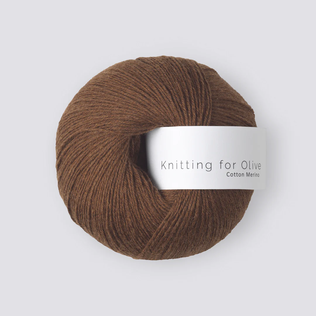 Cotton Merino | Knitting for Olive,  Dark Congac
