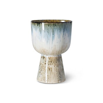 Retro flower pot (glacier)