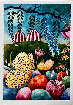 Fine Art Print - Cirkus i afton 