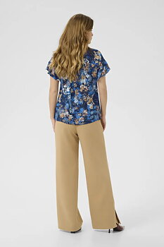 Culture Madi Dittemarie ss blouse Blue