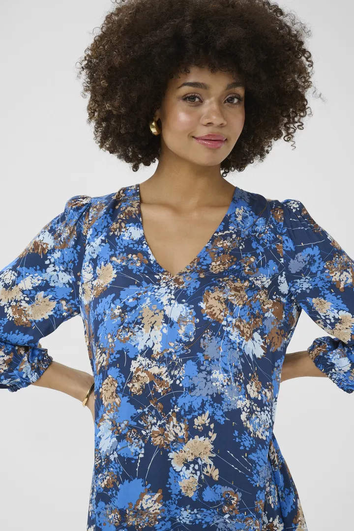 Culture Dittemarie Short Dress Blue - 3