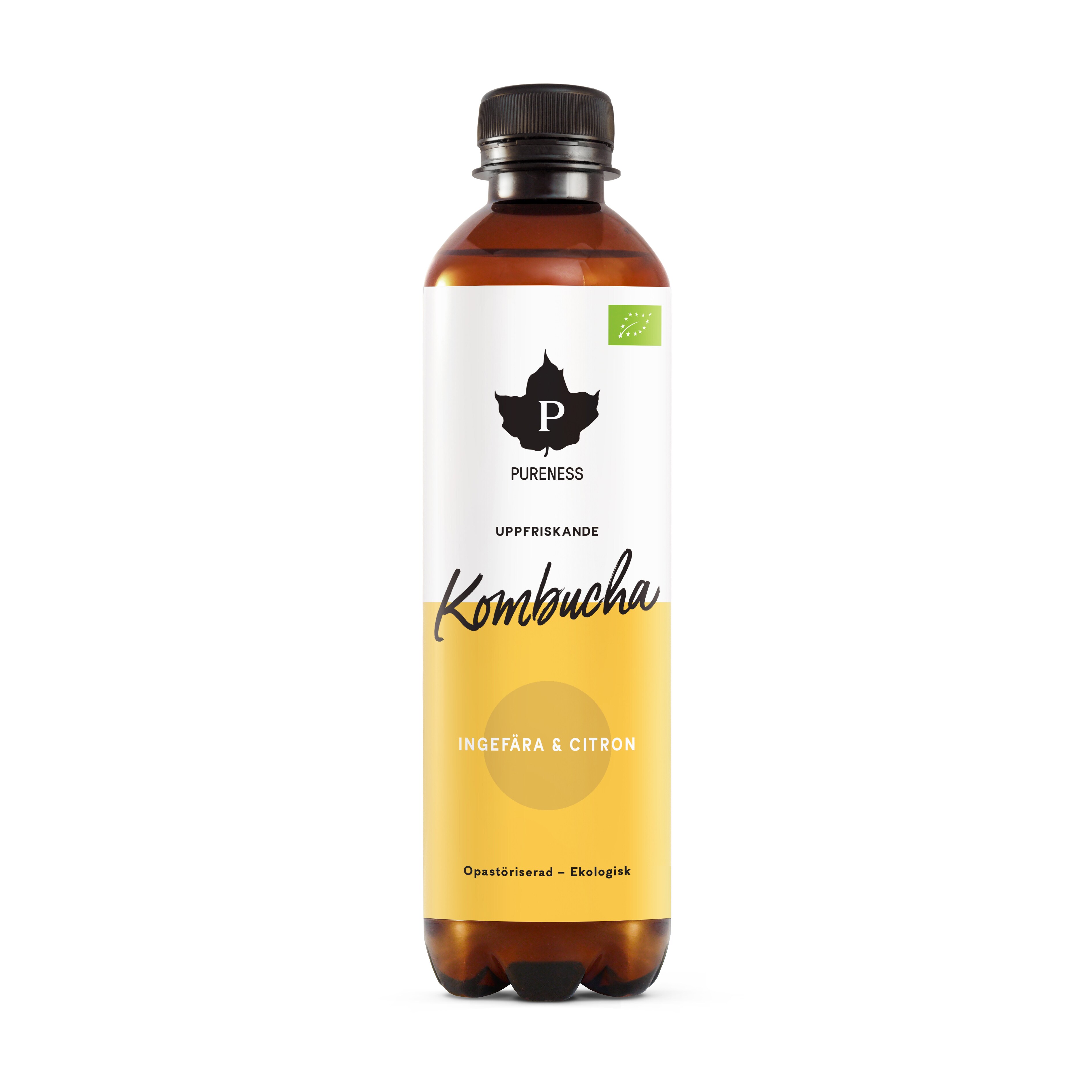 Kombucha, Ingefära & Citron 400 ml