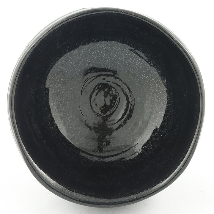 Isak Isaksson (2000s) Unique Chawan Bowl with Black Glaze 13 cm #39
