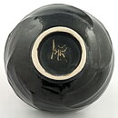 Isak Isaksson (2000s) Unique Chawan Bowl with Black Glaze 13 cm #39