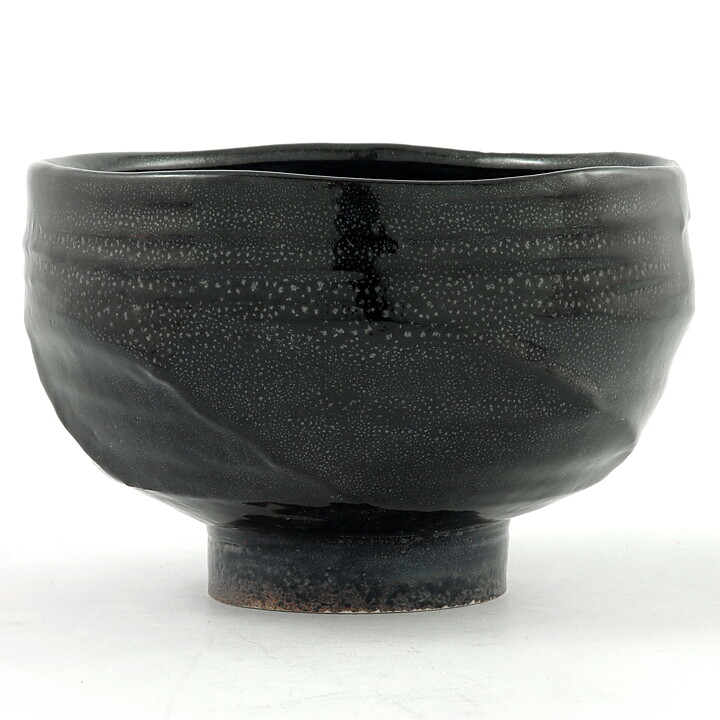 イサク・イサクソン  一点もの  黒色のボウル  茶碗  (13cm)  2000年代  #39
