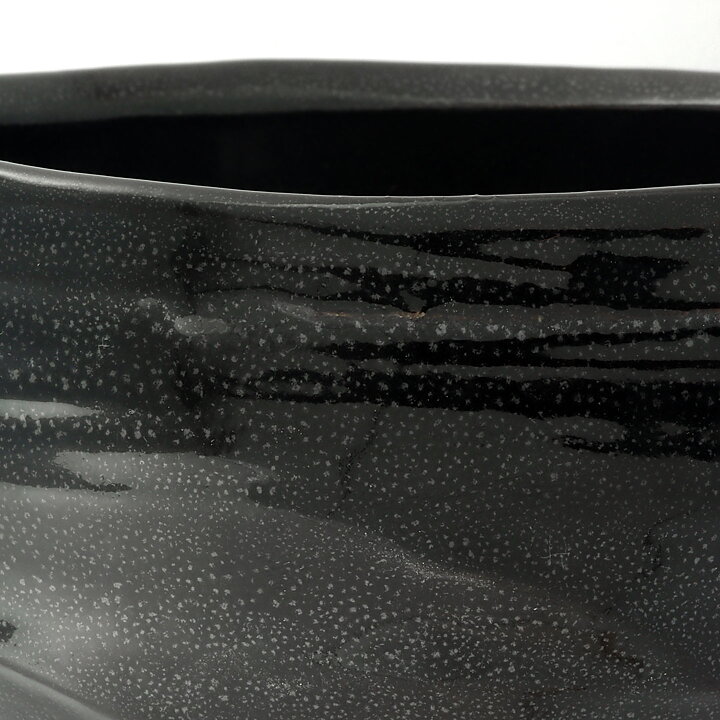イサク・イサクソン  一点もの  黒色のボウル  茶碗  (13cm)  2000年代  #39