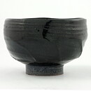 イサク・イサクソン  一点もの  黒色のボウル  茶碗  (13cm)  2000年代  #39