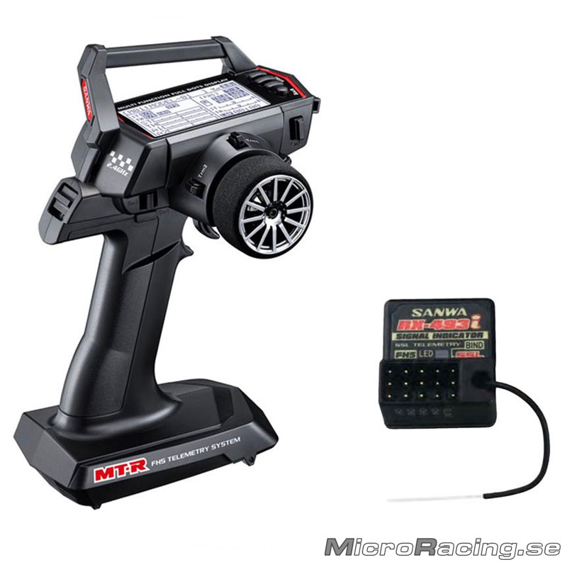 SANWA - Transmitter MT-R + Receiver RX-493i