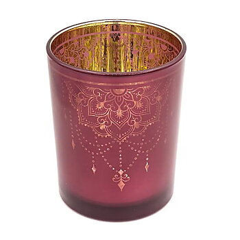 Ljuslykta metallic Mandala