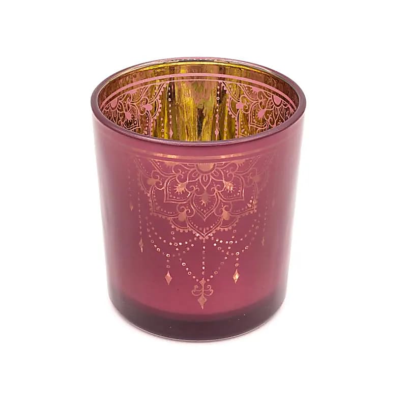 Ljuslykta metallic Mandala mindre
