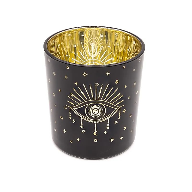 Ljuslykta metallic Eye of Providence mindre