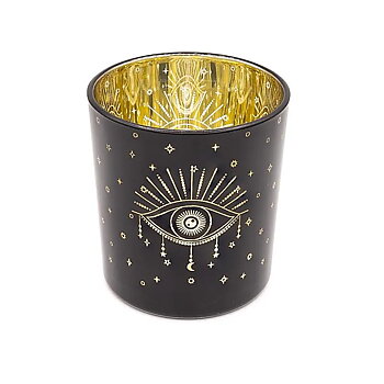 Ljuslykta metallic Eye of Providence mindre