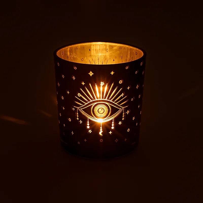 Ljuslykta metallic Eye of Providence mindre - 2