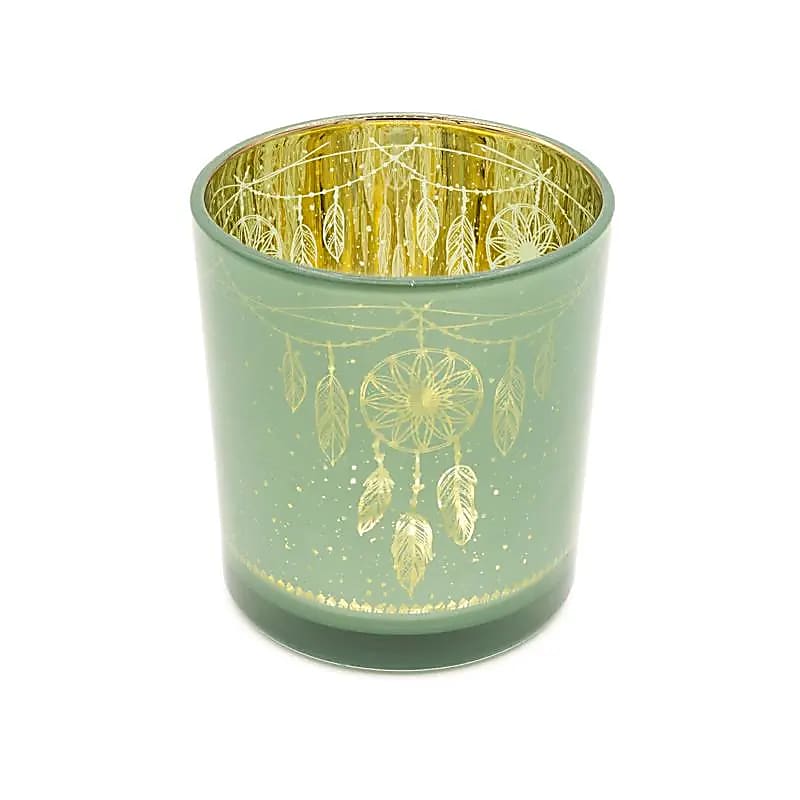 Ljuslykta metallic drömfångare mindre