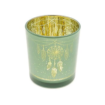 Ljuslykta metallic drömfångare mindre