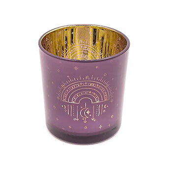 Ljuslykta metallic drömfångare mindre