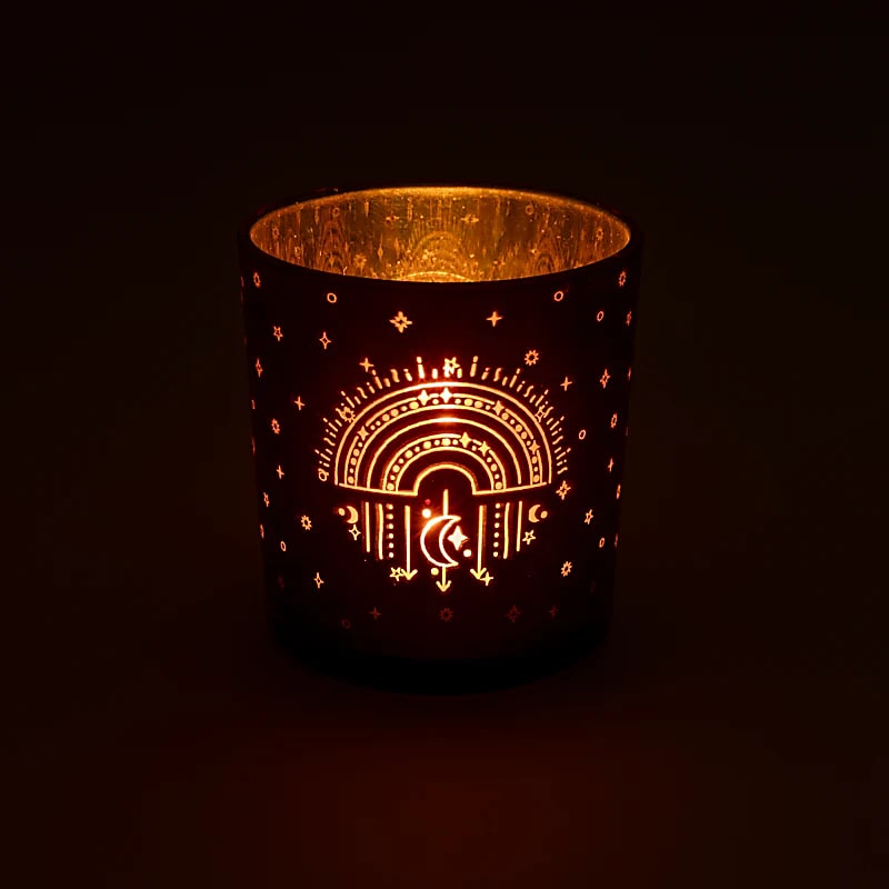 Ljuslykta metallic drömfångare mindre - 2