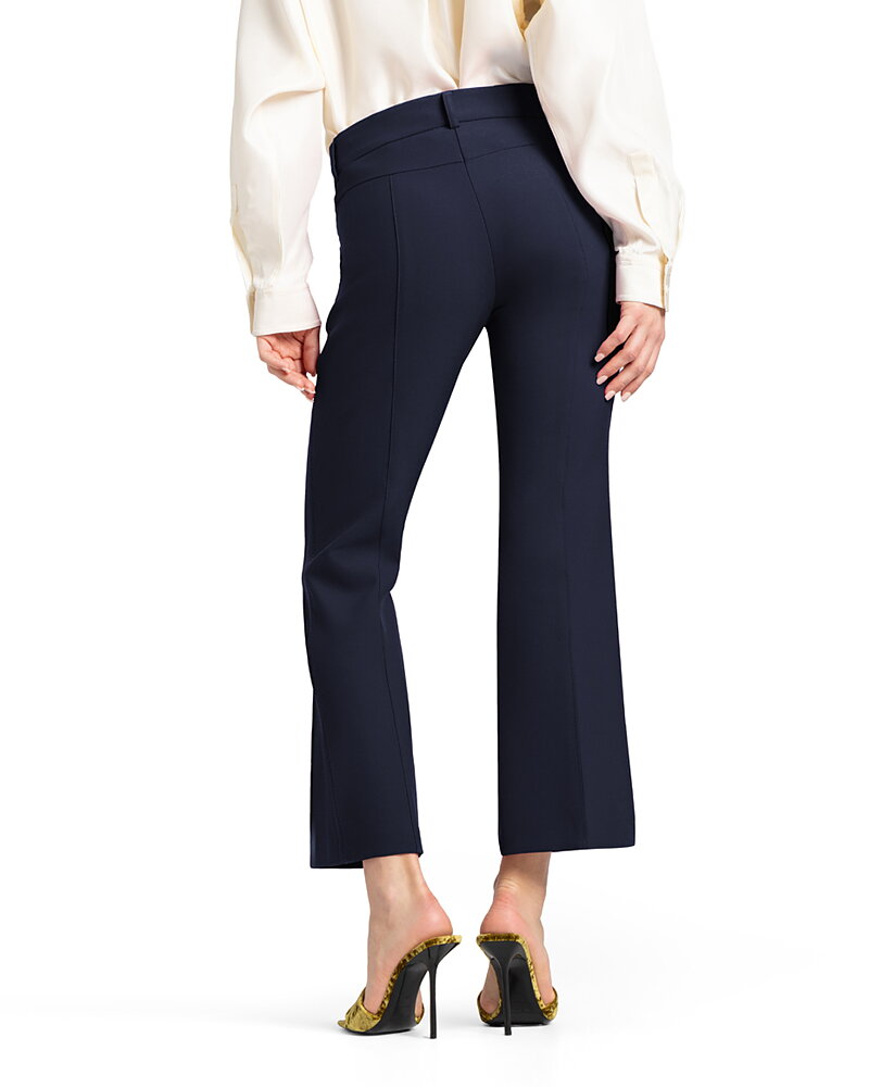 Byxa Farah bootcut sytt pressveck marinblå