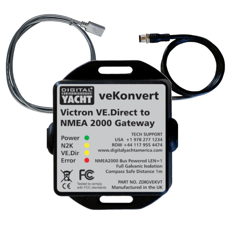 veKonvert Gateway mellan Victron VE och NMEA2000
