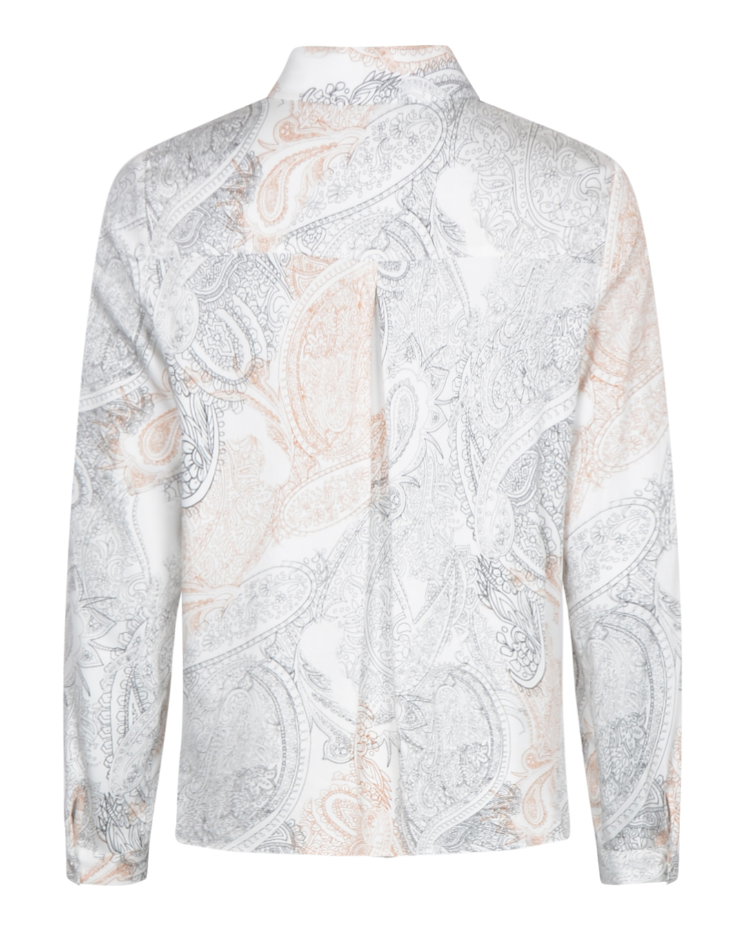 Skjortblus Caura offwhite/svart/beige - 3