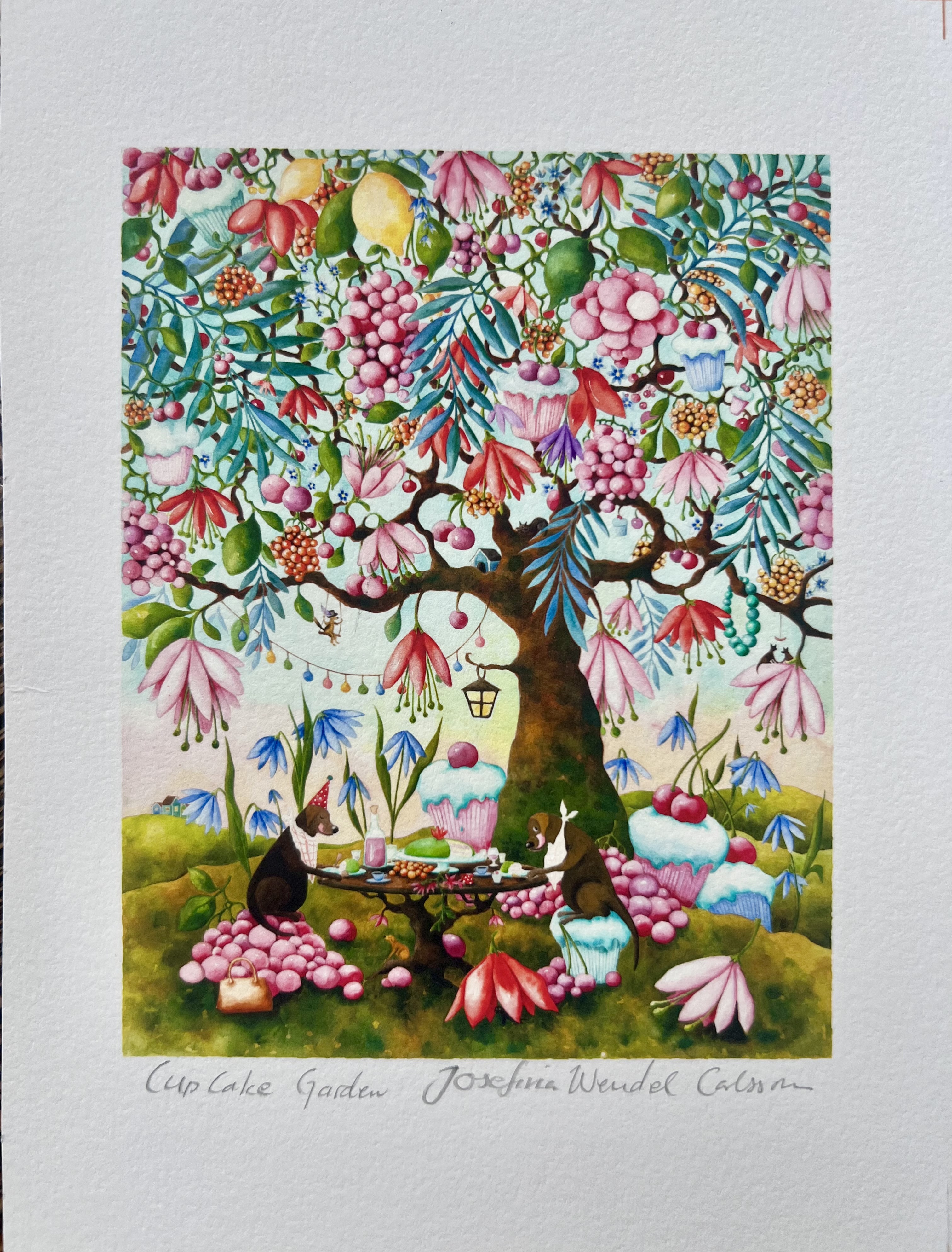 Fine Art Print - mini CupCake Garden 